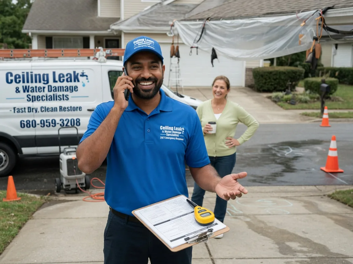Ceiling Leak Cleanup Kirkville, IA FAQs